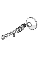 HANSA, Eccentrici con valvola di stop e rosette, G1/2xG3/4, 59902034