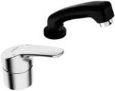HANSAMIX, Einhand-Einlochbatterie für Friseur-WT, 01262183