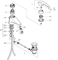 0207210182 WashbasinFaucets