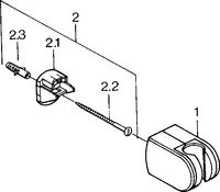 0443010094 Wandhalter