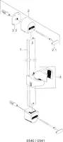 05410100 Duschstange