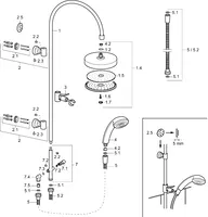 51680100 OverheadShowerSet