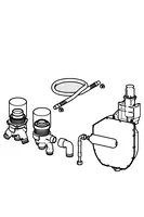 HANSA, Inbouwset voor douche, 53030200