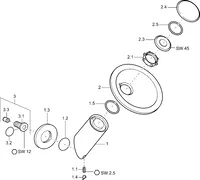 5617010079 OverheadAndSideShowers